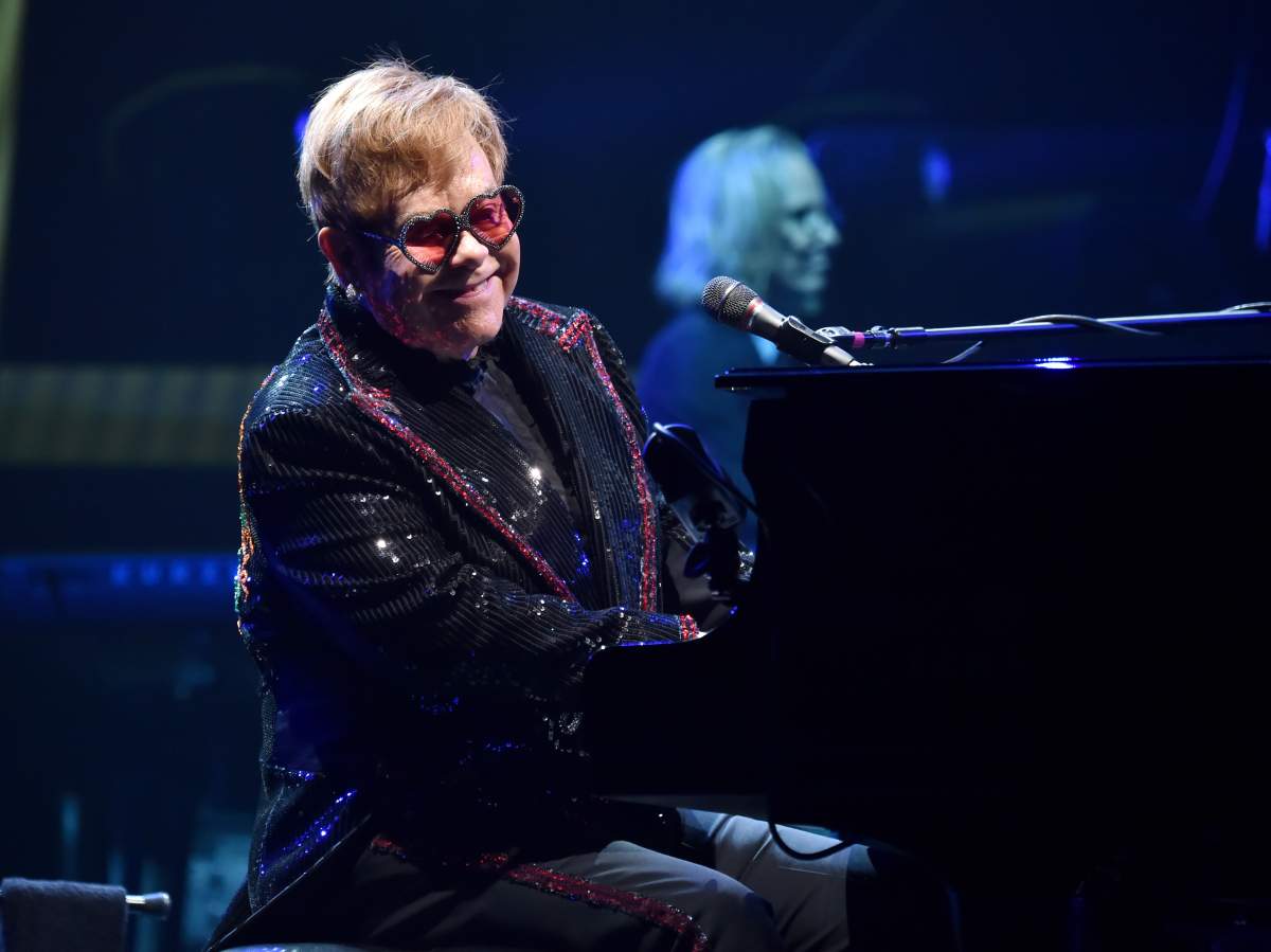 Elton John performs onstage during his “Farewell Yellow Brick Road” tour at PPL Center on Sept. 8, 2018 in Allentown, Pa.