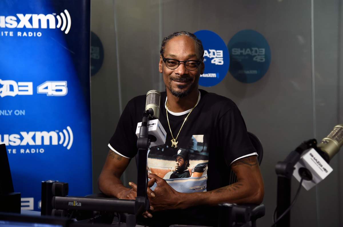 Snoop Dogg visits the SiriusXM Studios on Sept. 17, 2018, in New York City.