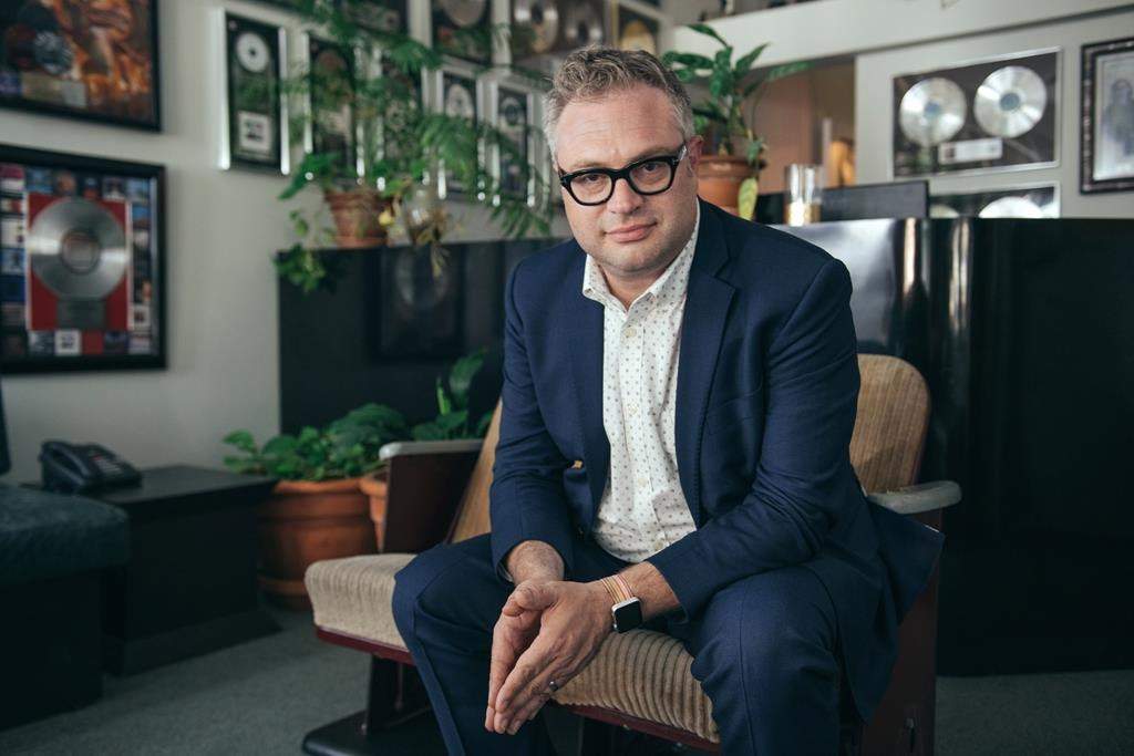 Musician Steven Page poses for a portrait in Toronto, Thursday, September 13, 2018. 