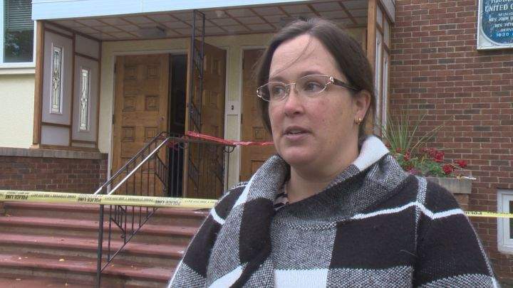 Melanie Harmsma, who works at a preschool that operates out of Highlands United Church, said she was the person who first called 911 to report a possible break and enter at the church.