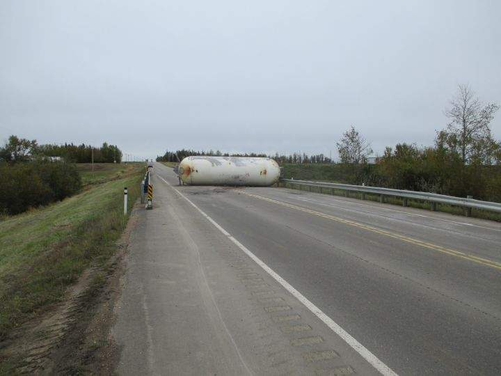 “The tank trailers were not compromised in either collision,” Westlock RCMP said Wednesday as they provided an update on a crash involving a tractor and a truck hauling liquefied petroleum gas.