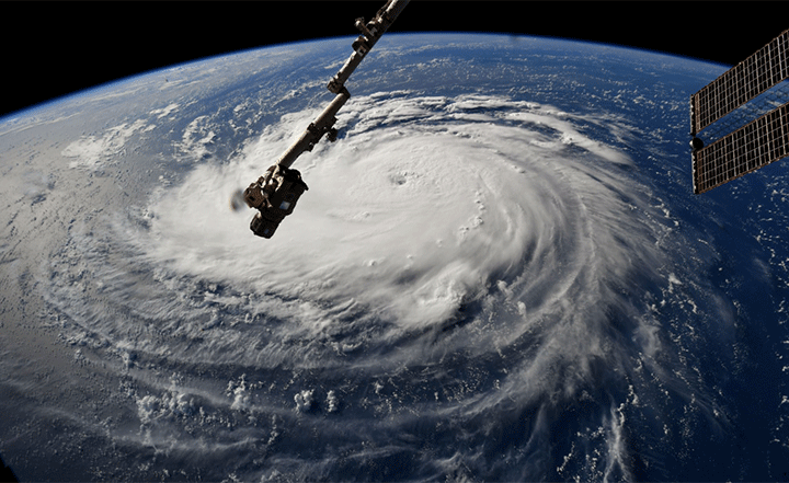 Hurricane Florence rapidly formed into a powerful Category 4 storm Monday as it churned towards the U.S. East Coast.
