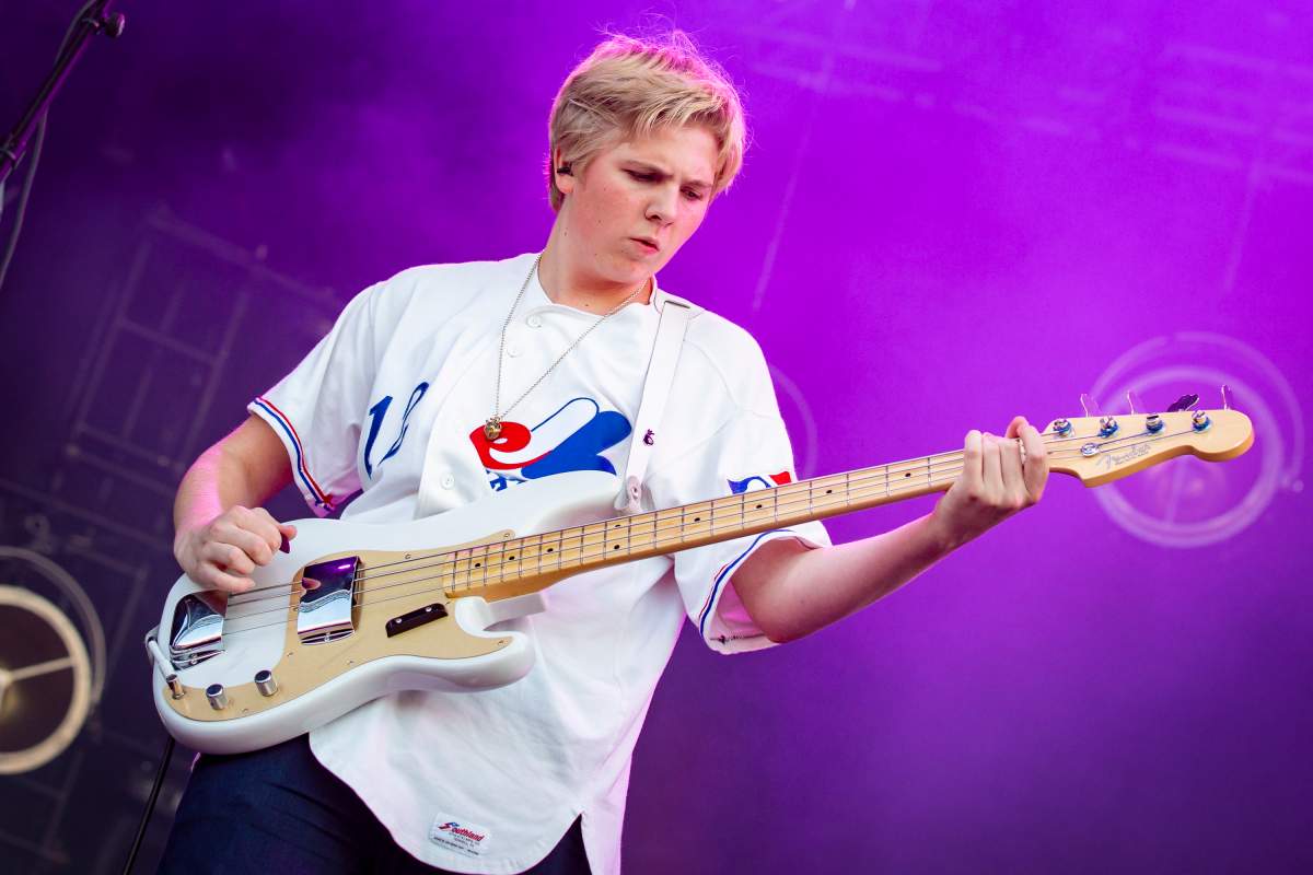 Jack Anderson of Calpurnia performs at the Osheaga Music and Art Festival at Parc Jean-Drapeau in Montreal, Canada.
