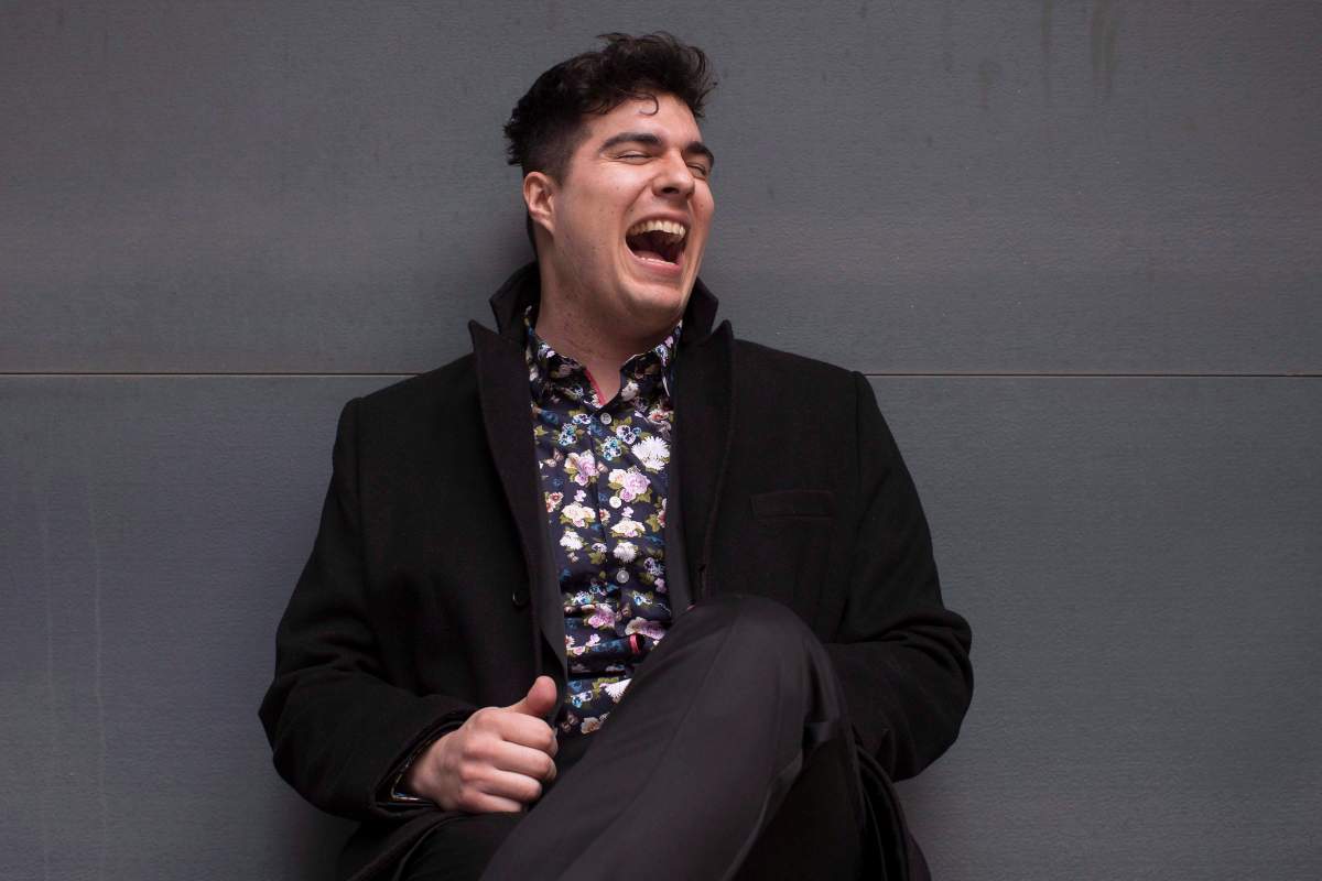 Jeremy Dutcher poses in Toronto on Tuesday, April 10, 2018.