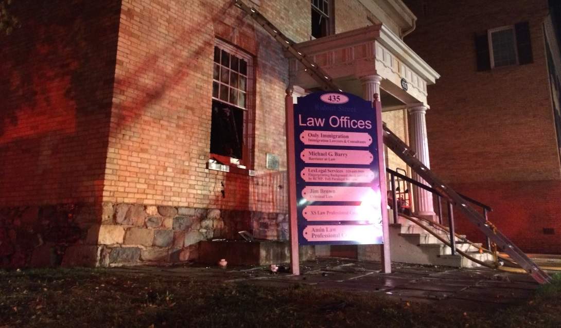 Fire officials estimate the damage at this historic building is $500-million. 