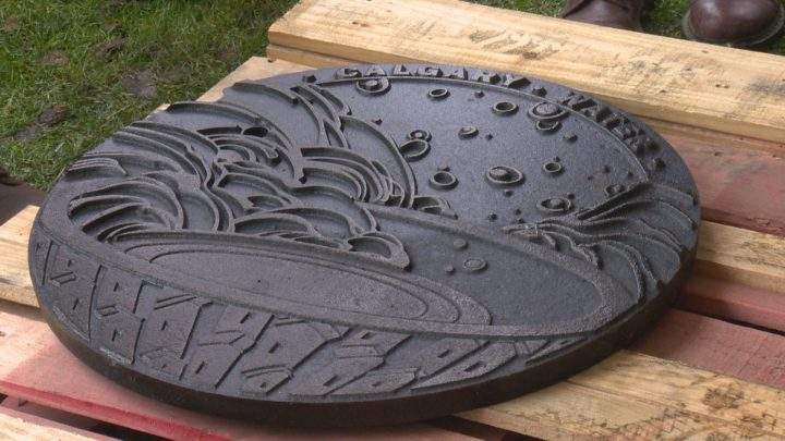 Mary Haasdyk's design for Water represents the source of our drinking water, the city said.