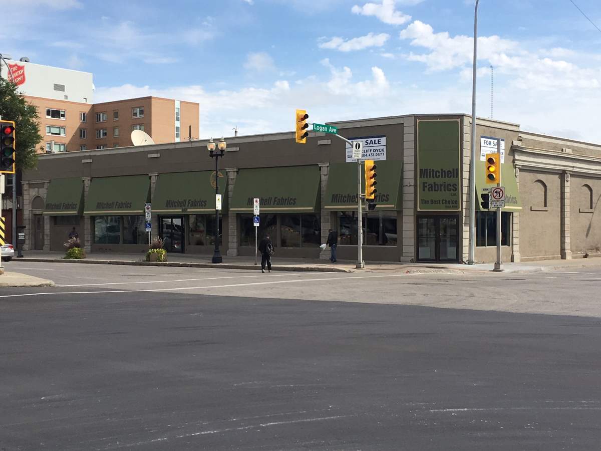 The Mitchell Fabrics building on Main Street will become part of a Main Street Project shelter expansion.