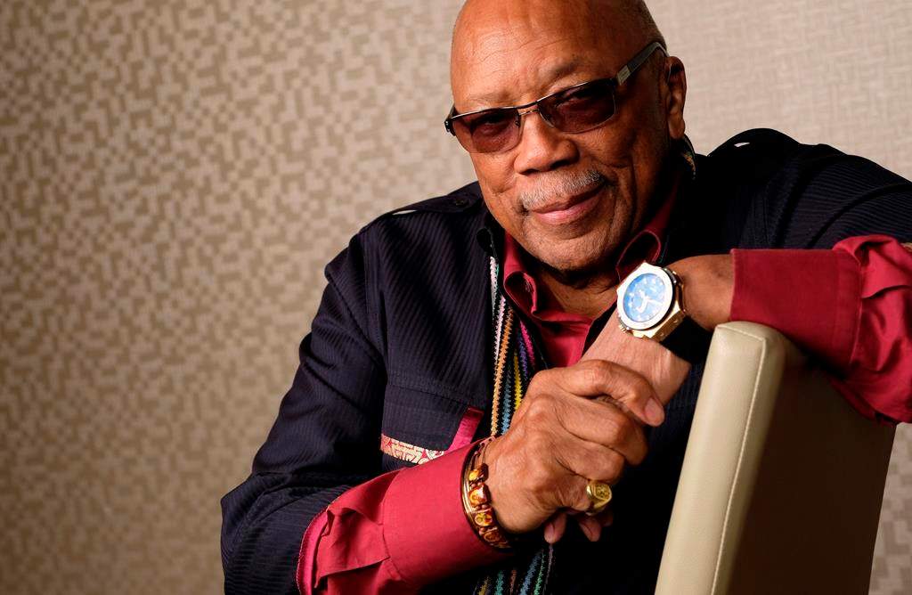 This Sept. 7, 2018 photo shows music producer Quincy Jones, the subject of the Netflix documentary film “Quincy,” posing for a portrait at the Shangri-La Hotel during the Toronto Film Festival in Toronto. (Photo by Chris Pizzello/Invision/AP)