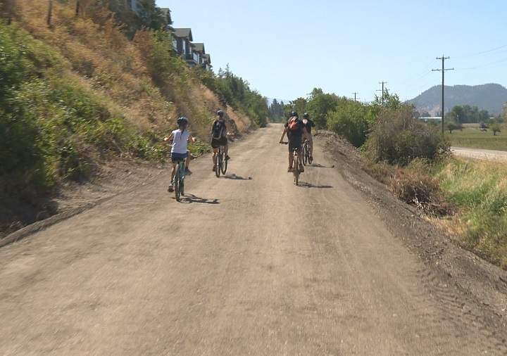 A small section between Kelowna's airport and Winfield is preventing the Okanagan Rail Trail from being one continuous path.