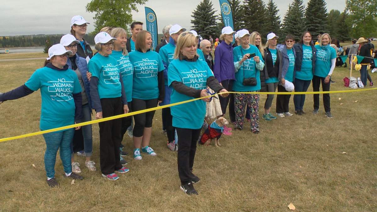 The walk raised money and awareness for what Ovarian Cancer Canada calls the “most fatal” women’s cancer through the organization’s Walk of Hope.