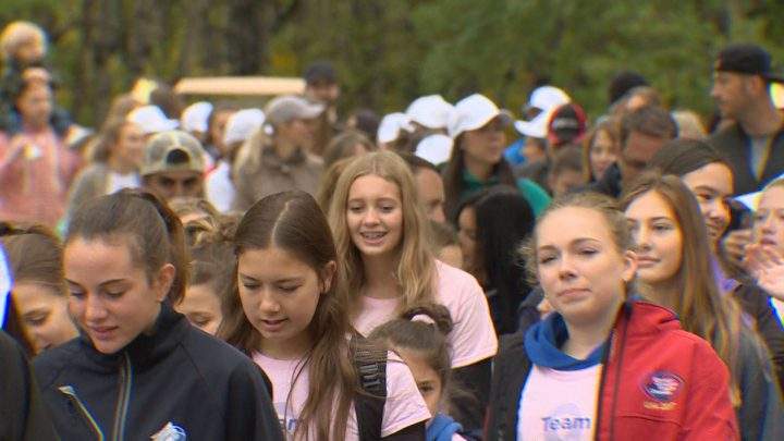 The walk raised money and awareness for what Ovarian Cancer Canada calls the "most fatal" women's cancer through the organization's Walk of Hope.