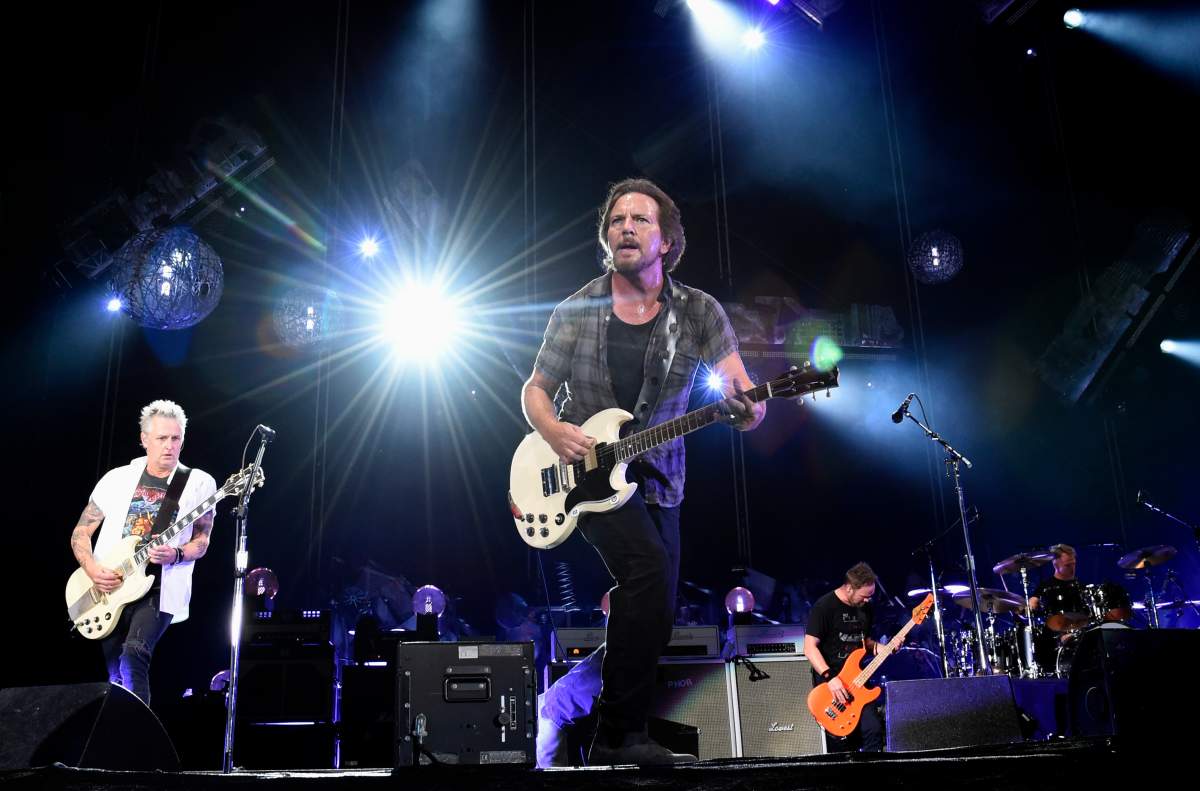 Pearl Jam perform at Fenway Park on Sept. 4, 2018, in Boston.