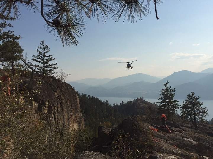 UPDATED: Rescuers save woman who fell into cave at Skaha Bluffs - image