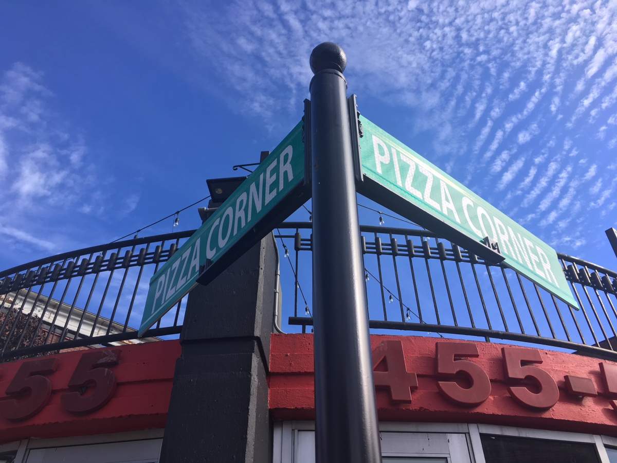 The intersection known as Pizza Corner pictured in Halifax on Sept. 7, 2018.