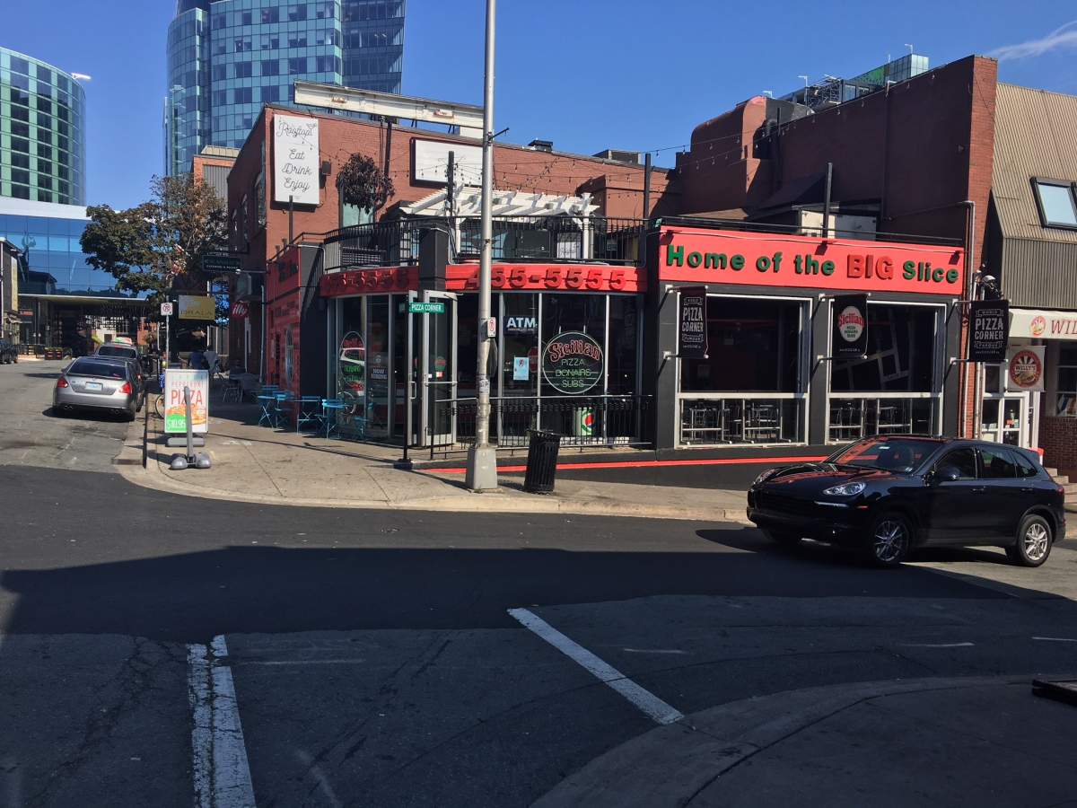 The intersection known as Pizza Corner pictured in Halifax on Sept. 6, 2018.