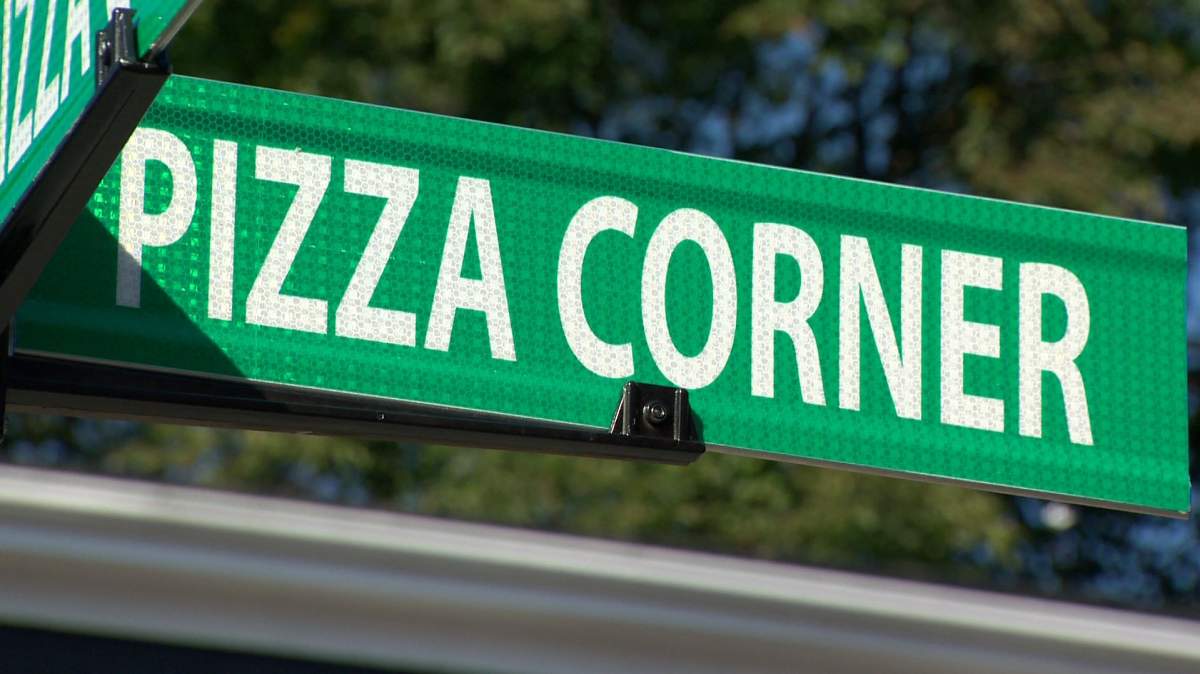 The Pizza Corner signs pictured in Halifax on Sept. 6, 2018.