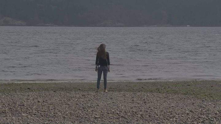 Dr. Shannon Waters at Cowichan Bay on Vancouver Island.