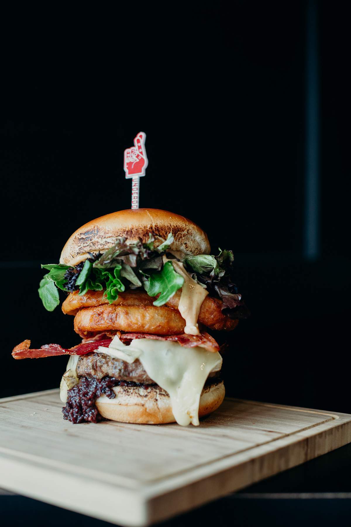 Underdog’s Randy Savage burger.