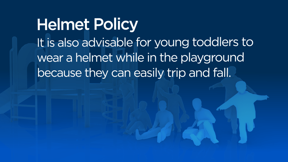 Edmonton daycare asks parents to bring helmets for the playground - image