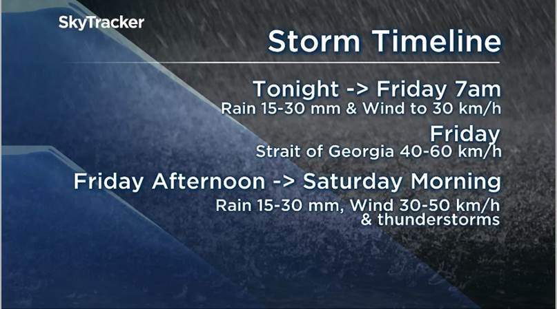 Break out the galoshes, the first Pacific storm of the season is here - image