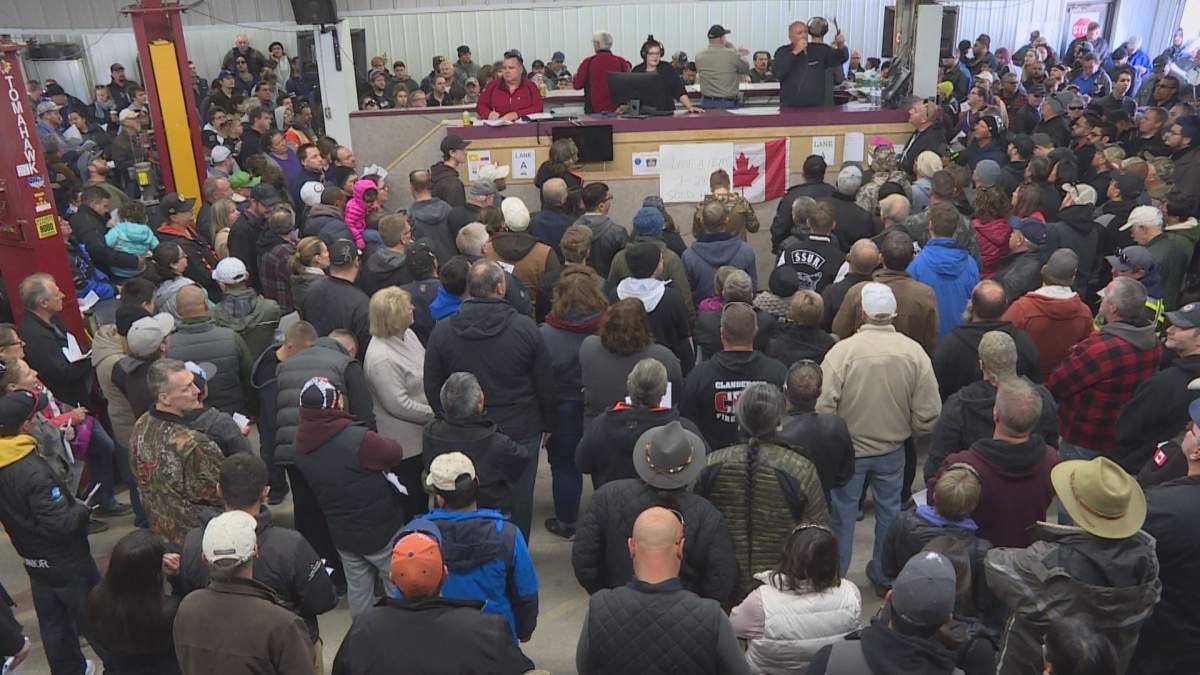 Hundreds of bargain hunters flood a Headingley auction house in 2018, looking for a steal of a deal.
