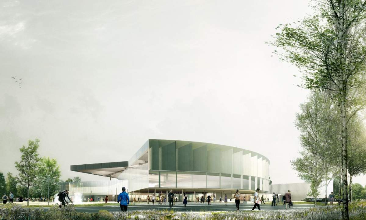 Schematic designs for the proposed Lewis Estates rec centre in west Edmonton. 