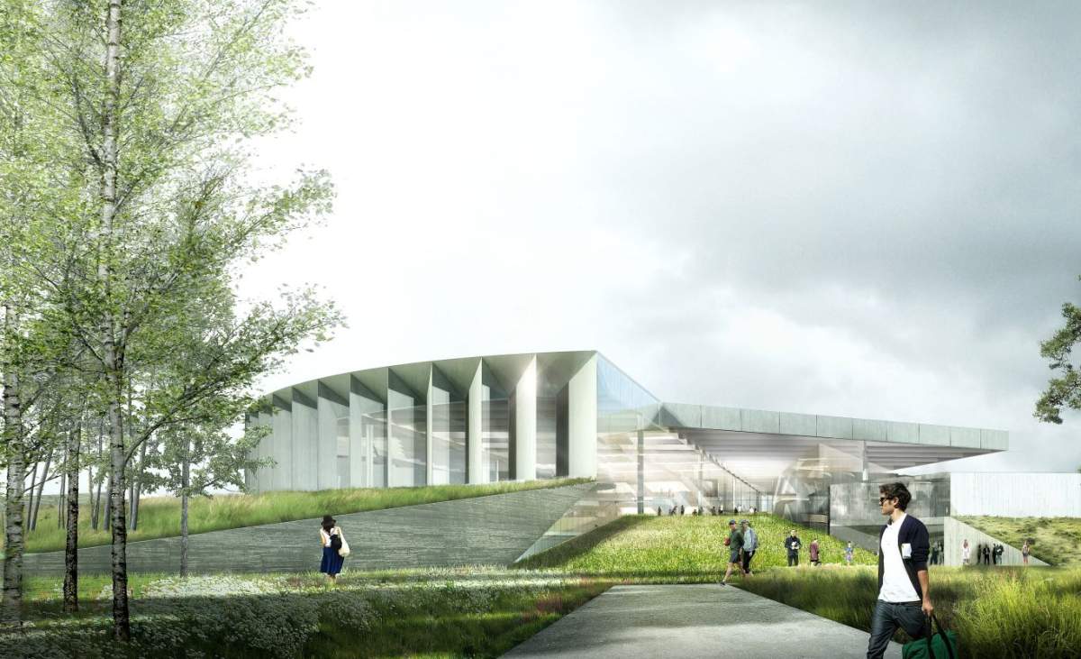 Schematic designs for the proposed Lewis Estates rec centre in west Edmonton. 