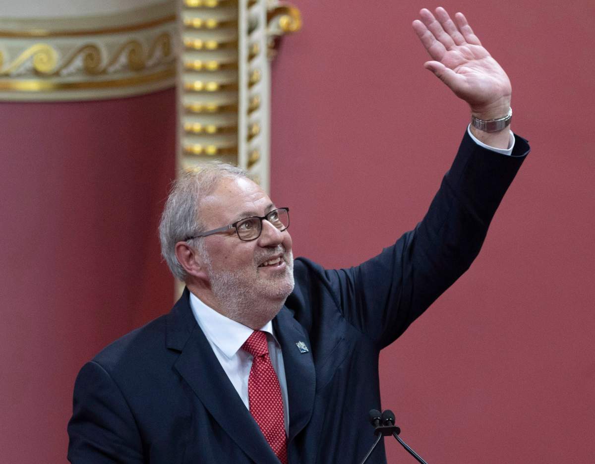 Quebec Liberal MNA Pierre Arcand has confirmed he is in Barbados.