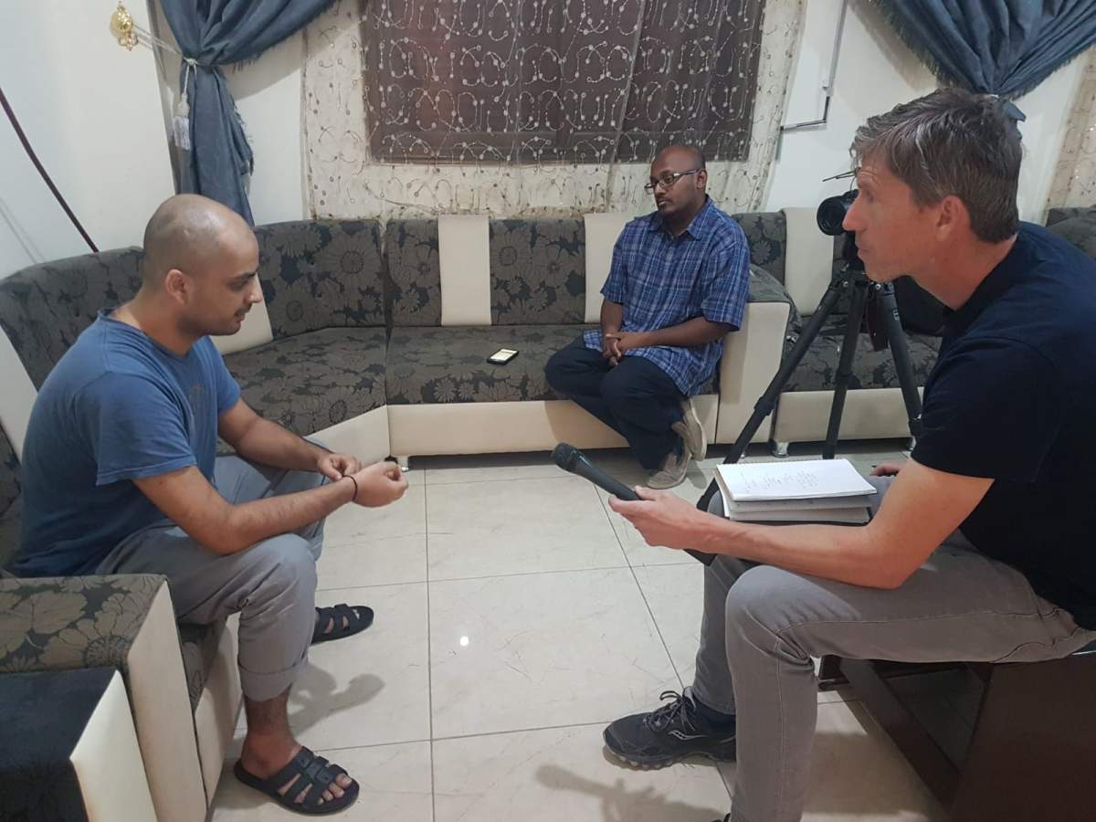 Reporter Stewart Bell interviews captured ISIS sniper Muhammad Ali in northeast Syria on Oct. 7, 2018.