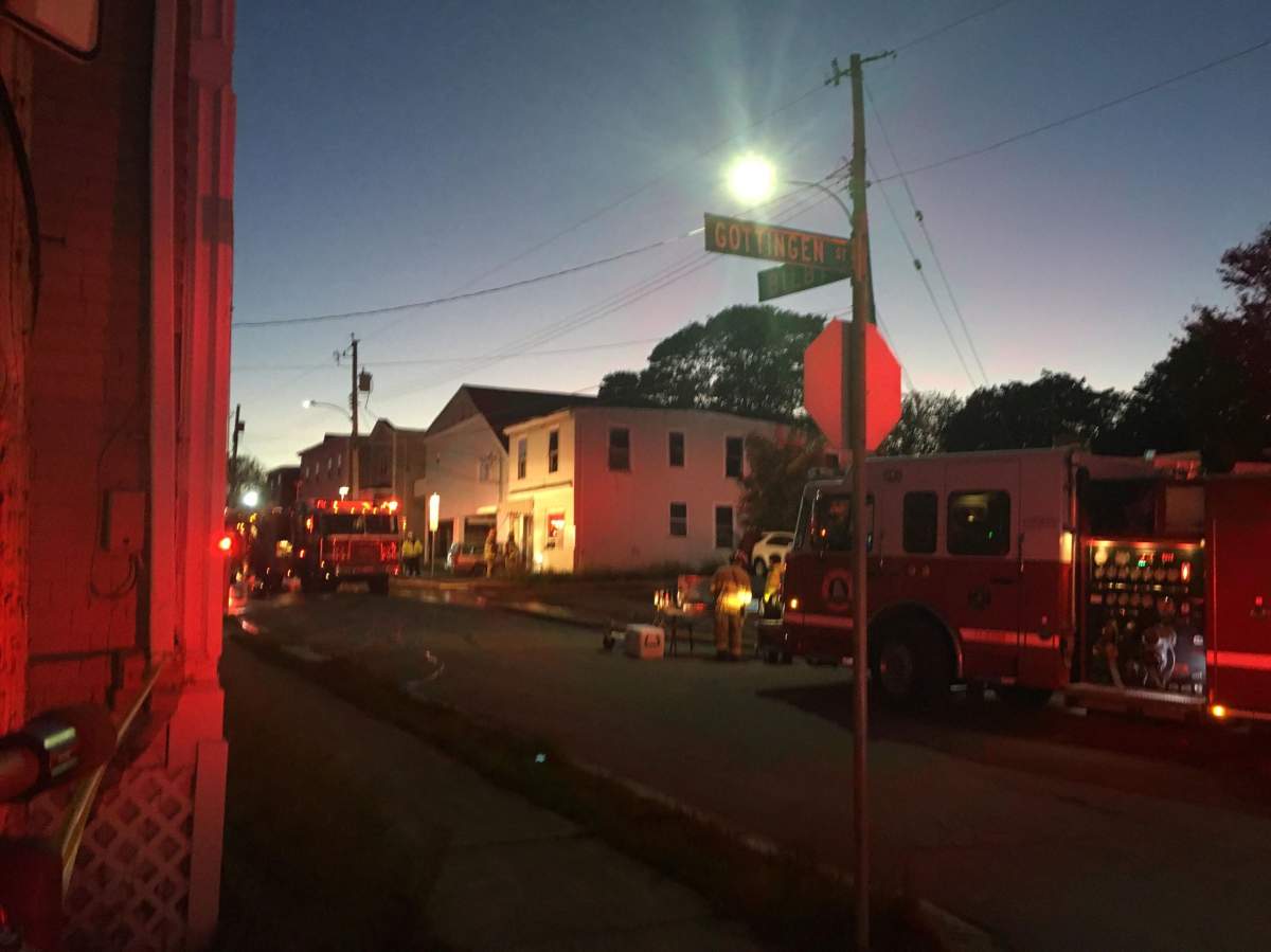 Halifax Regional Fire and Emergency have extinguished a blaze at an abandoned building on Bilby St., just off of Gottingen St.