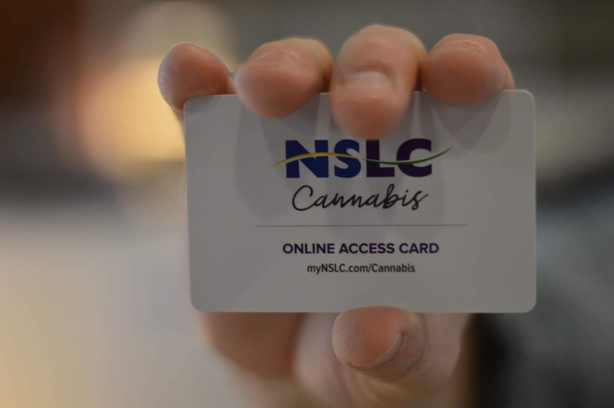 Nova Scotia is requiring anyone interested in purchasing cannabis online to obtain one of these access code cards.