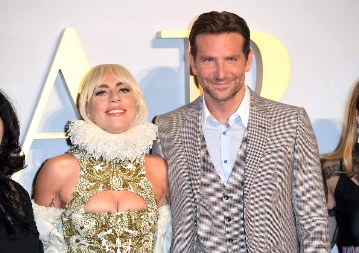 Lady Gaga and Bradley Cooper attend the UK premiere of ‘A Star Is Born’ at the Vue West End on Sept. 27, 2018 in London, England.