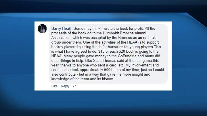 Barry Heath’s comment on Facebook.