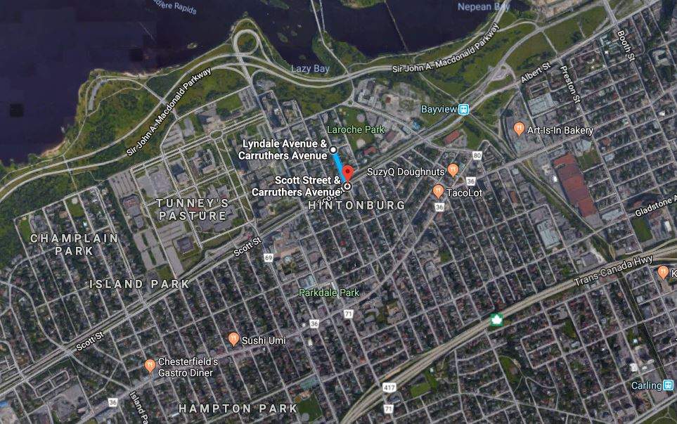 A man's death on Carruthers Avenue in Mechanicsville early on Monday morning is being investigated as a homicide, the Ottawa Police Service says.