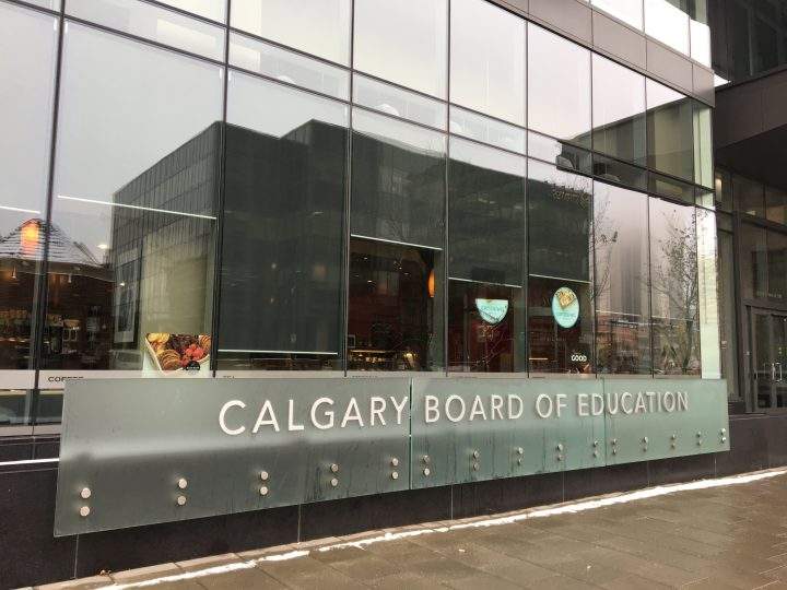 The Calgary Board of Education announces staff have the option of working from home.