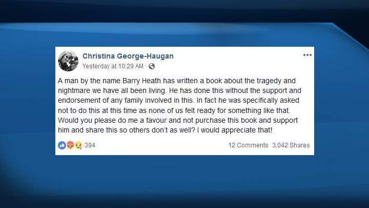 Christina George-Haugan’s comment on social media.