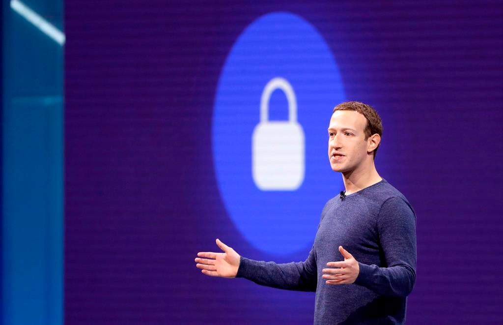 FILE - Facebook CEO Mark Zuckerberg makes the keynote speech at F8, Facebook's developer conference in San Jose, Calif., on May 1, 2018.