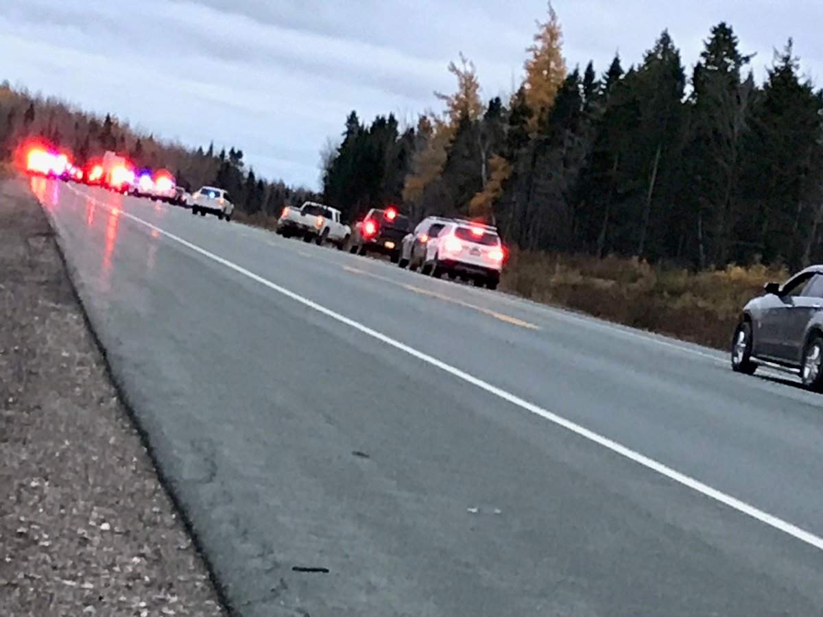Miramichi police and RCMP arrested the suspect after a 70-kilometre chase. The suspect allegedly fired shots inside a Miramichi, N.B. Walmart.