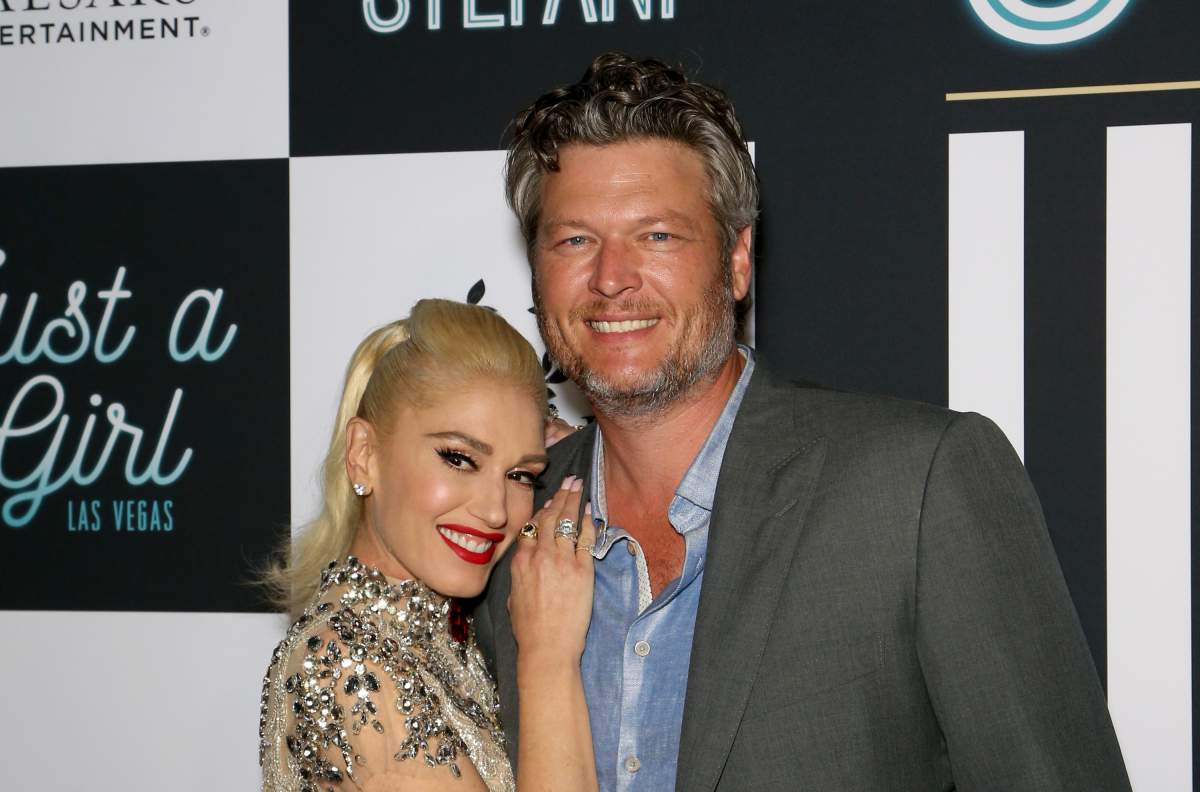 Gwen Stefani (L) and Blake Shelton attend the grand opening of the ‘Just a Girl’ residency at Planet Hollywood Resort & Casino on June 28, 2018, in Las Vegas, Nev.