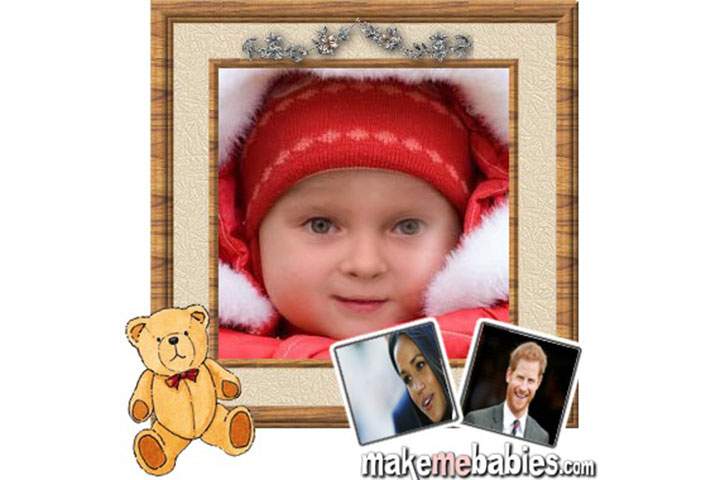 What Prince Harry and Meghan Markle’s baby might look like, according to internet ‘baby makers’ - image