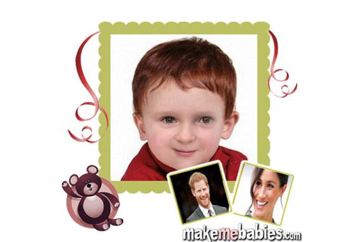 What Prince Harry and Meghan Markle’s baby might look like, according to internet ‘baby makers’ - image