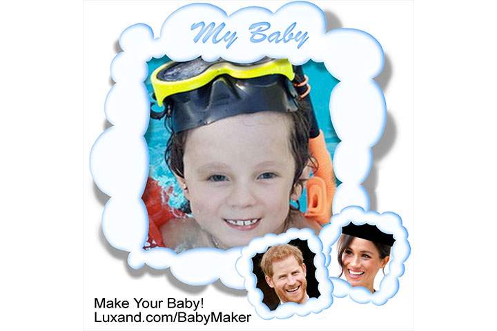 What Prince Harry and Meghan Markle’s baby might look like, according to internet ‘baby makers’ - image