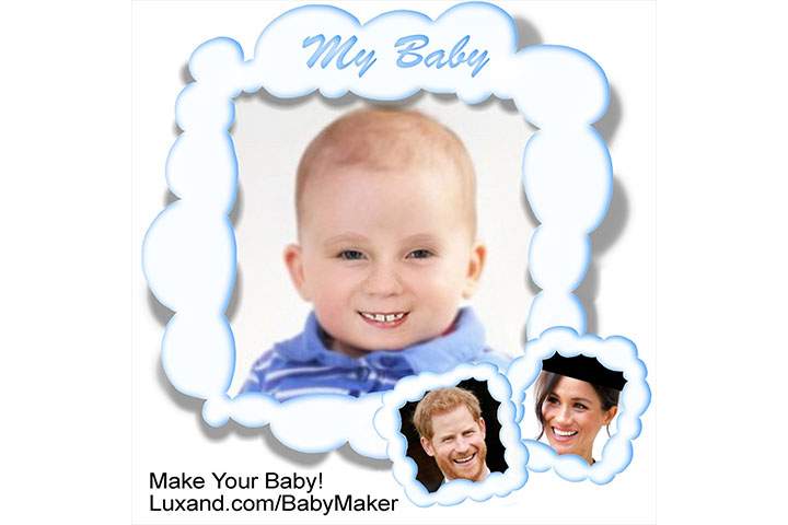 What Prince Harry and Meghan Markle’s baby might look like, according to internet ‘baby makers’ - image