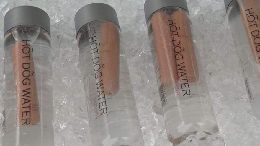 At $37.99, Hot Dog water claims to increase brain function and reduce the aging process.