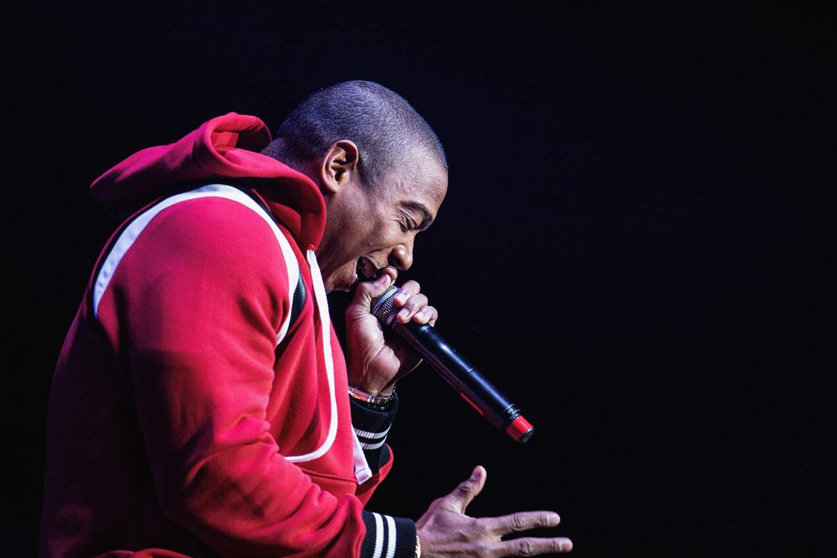 Ja Rule performs on stage during the All Star Throwback Jam hosted by HOT 103.7 at ShoWare Center on July 21, 2018 in Kent, Wash.
