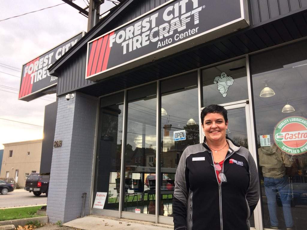 Nancy Jackson is an owner, operator at Forest City Tirecraft on Wharncliffe Road. She has concerns for her business, and for first responders, if the city closes the major road.