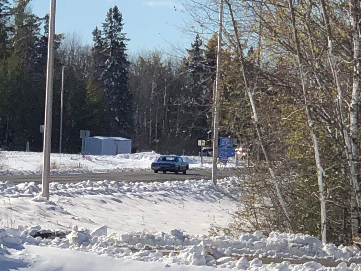 John Slipp took a photo of what’s believed to be the suspicious vehicle.
