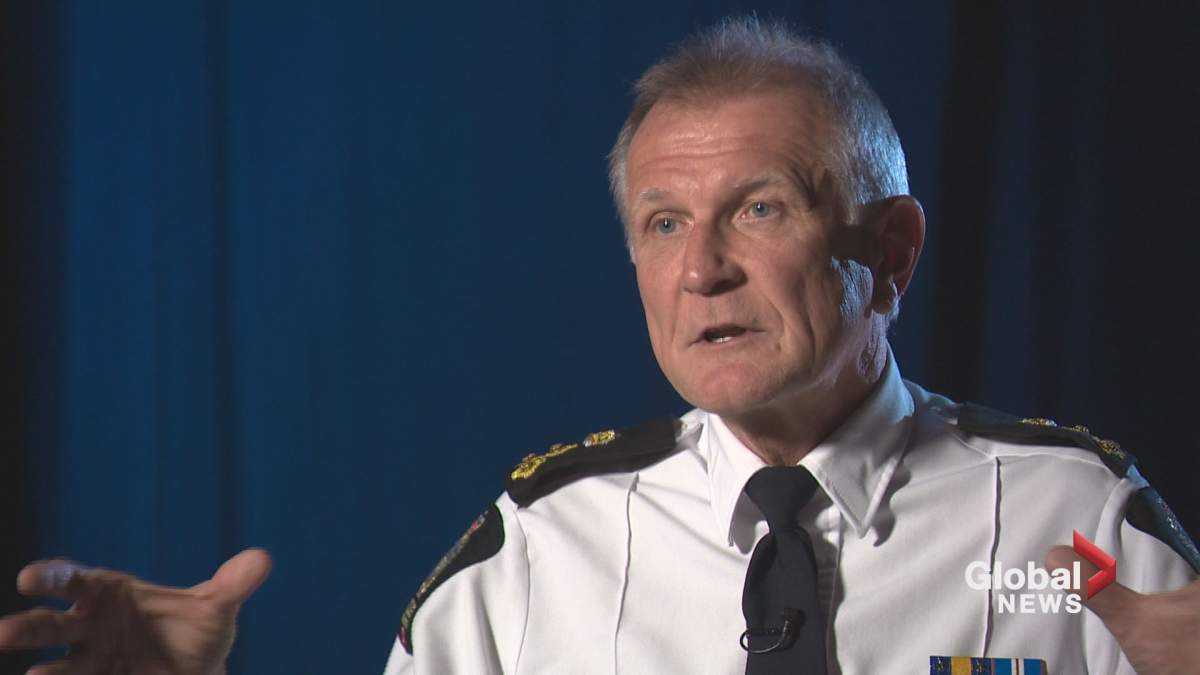 Edmonton police Chief Rod Knecht in October 2018.