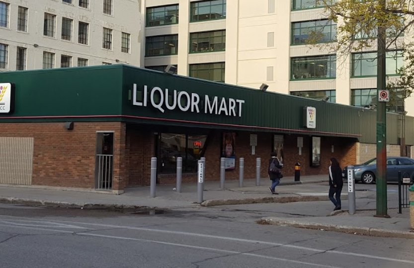 A  Manitoba Liquor Mart location.