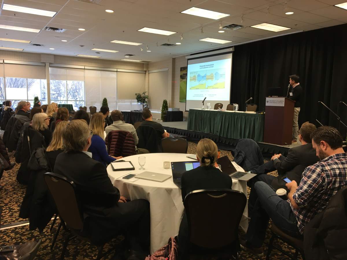 Health professionals gather at the University of Alberta to discuss the impact of the legalization of marijuana, Tuesday, Oct. 9, 2018.